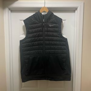 Nike Full-length Zipper Training Hooded Vest XL
